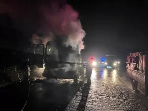 Antakya’da Tır Yangını