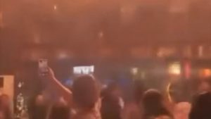 Antalya’da yakılan maytaplar yangına neden oldu