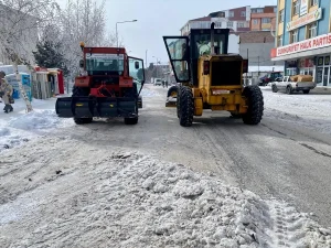 Ardahan’da Kar Temizliği Devam Ediyor