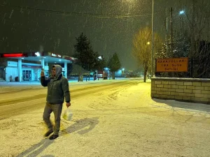 Ardahan’da Kar Yağışı Etkili