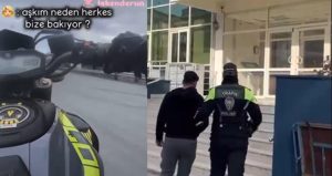 “Aşkım neden herkes bize bakıyor” yazdığı videoyla gözaltına alındı