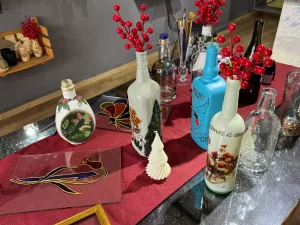 Atık Camlardan Sanat Eseri