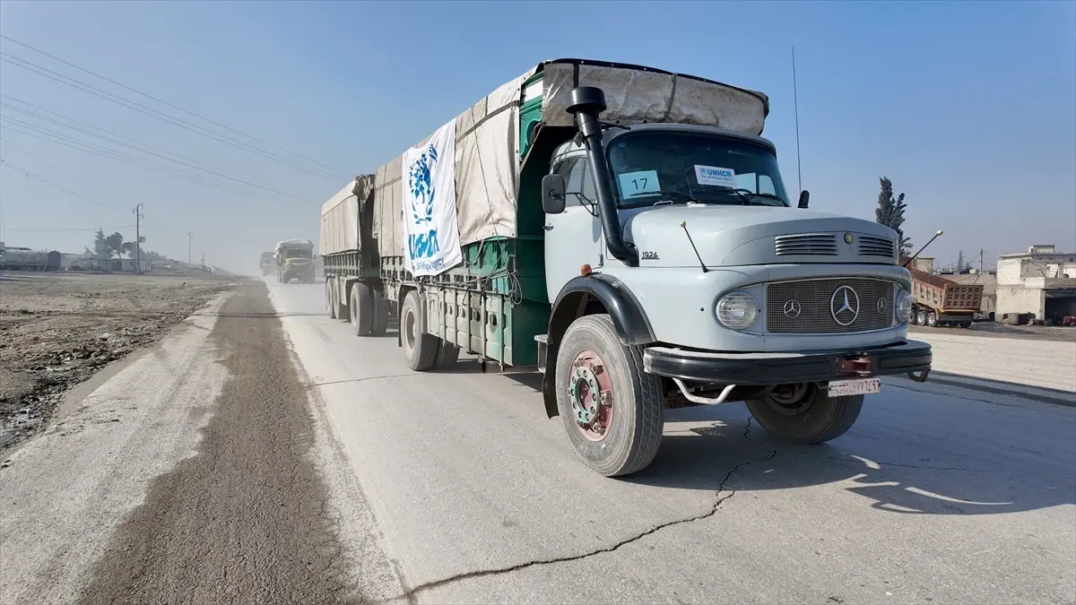 Aynularab’a 24 Araçlık Yardım Konvoyu Gönderildi