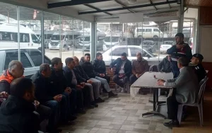 Ayvacık’ta Taksicilere Göçmen Kaçakçılığı Bilgilendirmesi