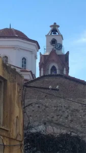 Ayvalık’ta Fırtına Saatli Camiyi Vurdu