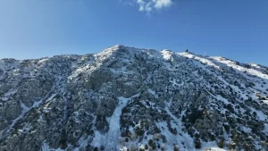 Babadağ Zirvesi Karla Kaplandı