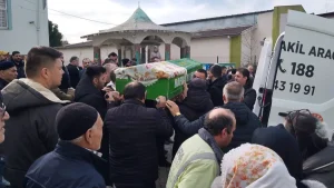 Bafra’da Otobüs Kazası: Babasıyla Yan Yana Defnedildi