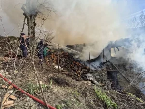 Bafra’da Sobadan Kıvılcım Yangını