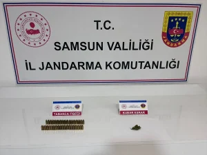 Bafra’da Uyuşturucu ve Fişek Ele Geçirildi