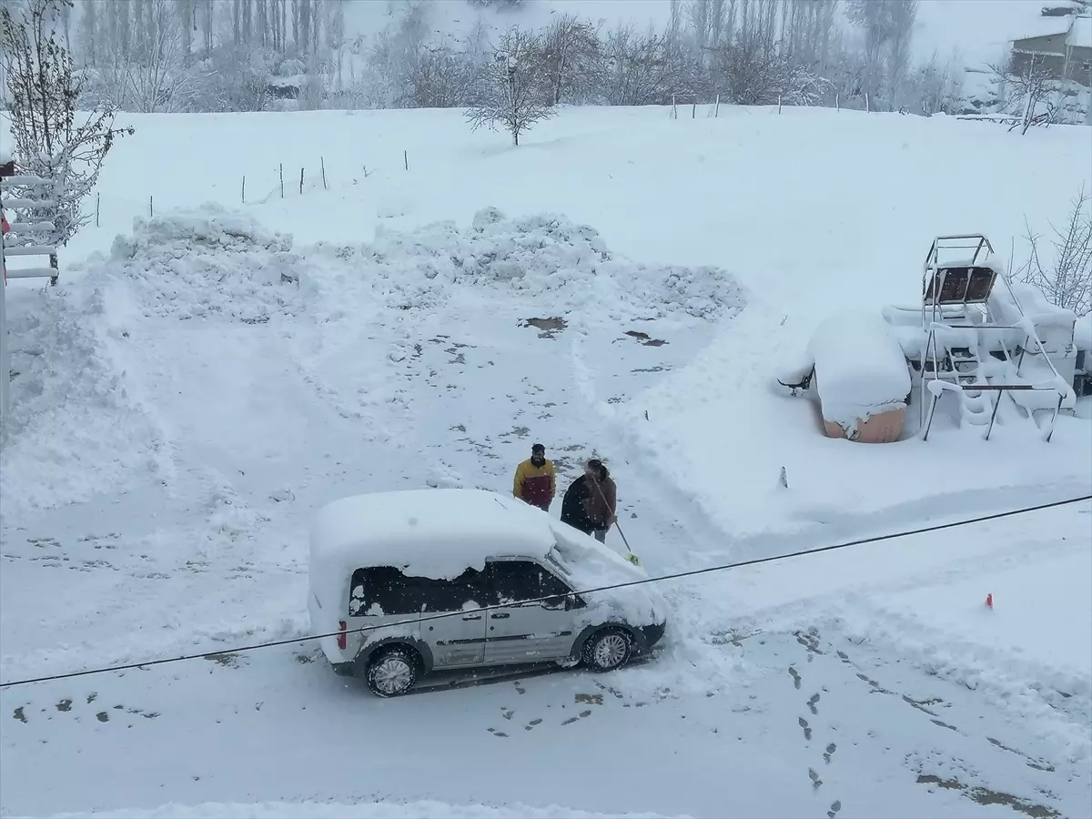 Bahçesaray’da Kar Yağışı Hayatı Olumsuz Etkiledi