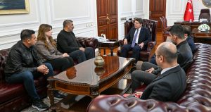 Bakan Tunç, Rojin’in babası ile bir araya geldi