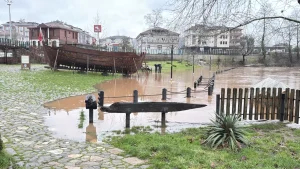 Bartın Irmağı’nda Su Seviyesi Yükseldi