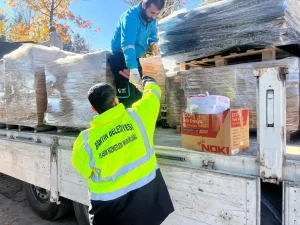 Bartın’dan Adıyaman’a Destek Tırı