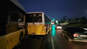 Başakşehir’de İETT Otobüsü Kazası: 5 Yaralı