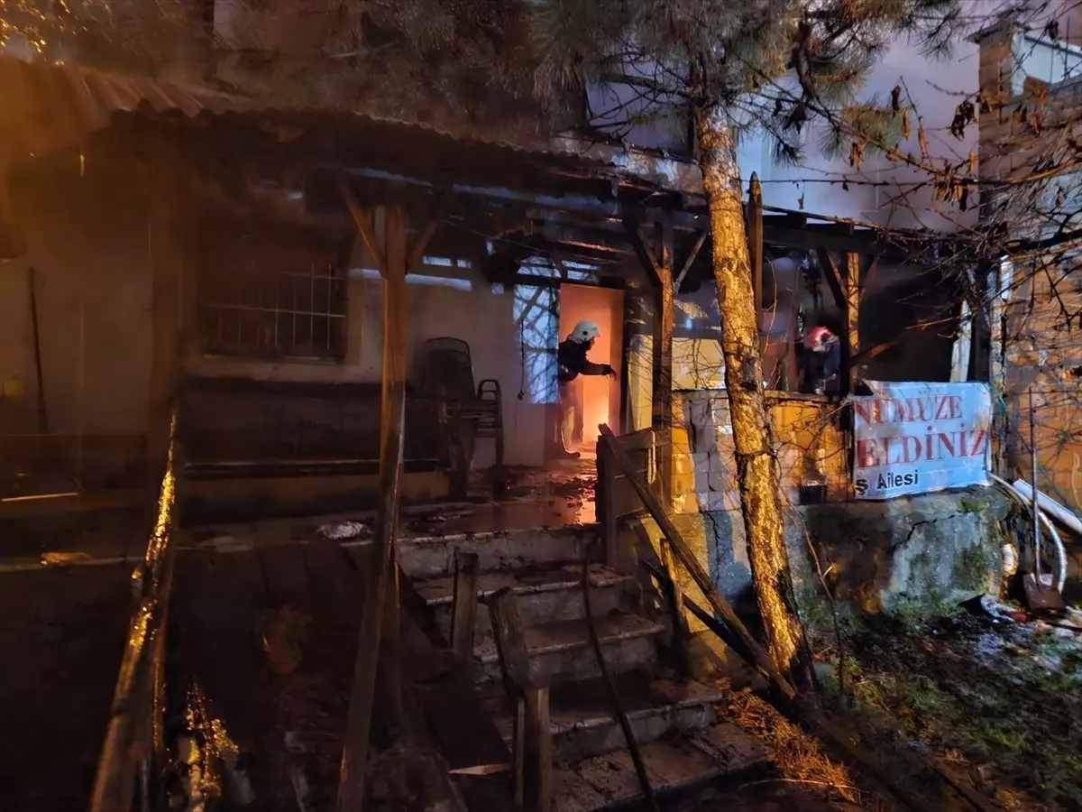 Bayat’ta Yangında 1 Yaralı