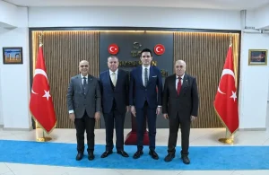 Belediye Başkanları Kaymakam Çakır’ı Ziyaret Etti