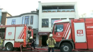 Beşiktaş’ta Restoranda Yangın