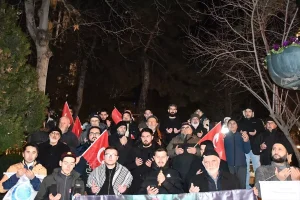 Bilecik’te, Yalova’da şehit olan polisler ve Kassam Tugayları üyeleri için cenaze namazı kılındı