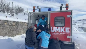 Bingöl’de Hasta UMKE ile Kurtarıldı