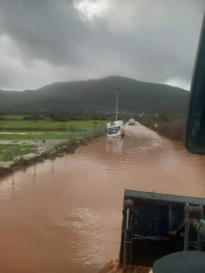 Bodrum’da Sağanak Yağış Kazalara Neden Oldu