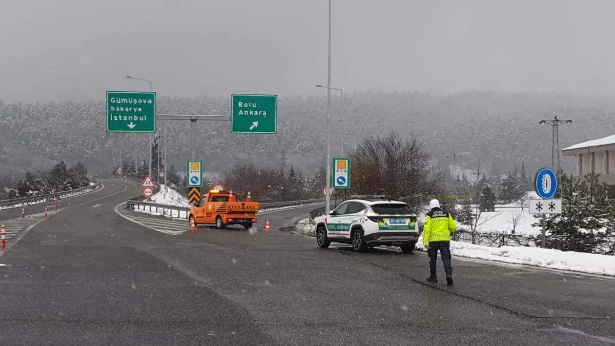 Bolu Dağı’na Ağır Araç Girişi Yasaklandı