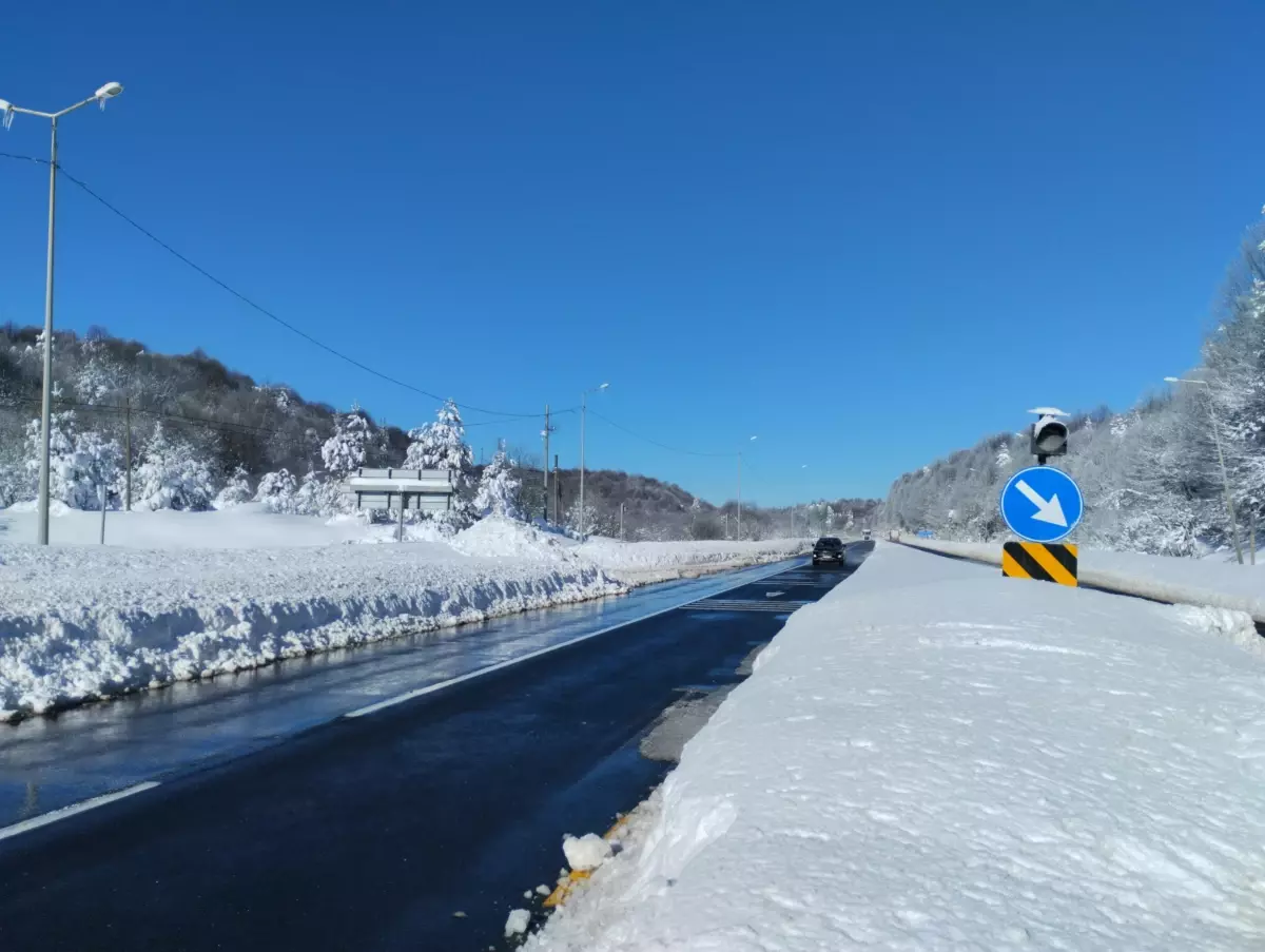 Bolu Dağı’nda Kar Temizliği Tamamlandı