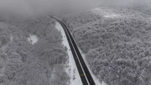 Bolu Dağı’nda Karlı Manzara