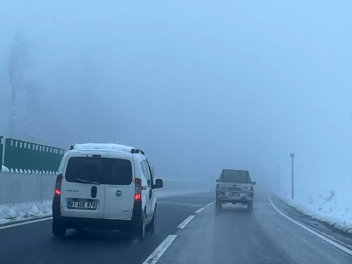 Bolu Dağı’nda Sis Etkisi