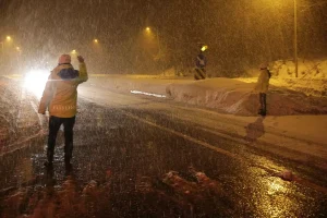 Bolu Dağı’nda Yoğun Kar Yağışı