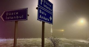 Bolu Dağı’nın Ankara istikameti ağır tonajlı araçlara kapatıldı