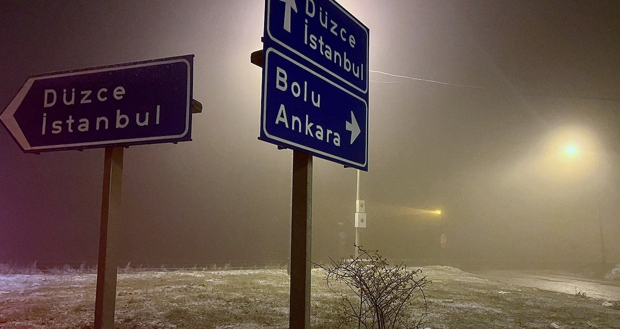 Bolu Dağı’nın Ankara istikameti ağır tonajlı araçlara kapatıldı