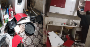 Boşanma aşamasında eş dehşeti: Evi talan etti