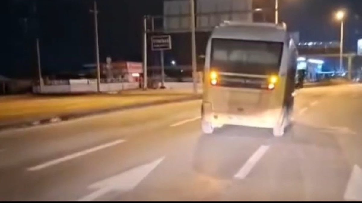 Bursa’da alkollü minibüs şoförü trafiği birbirine kattı