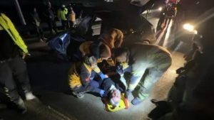 Bursa’da bariyerlere çarpan araçta 2 kişi ağır yaralandı