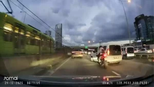 Bursa’da Motosiklet Kazası ve Sürücünün Tepkisi