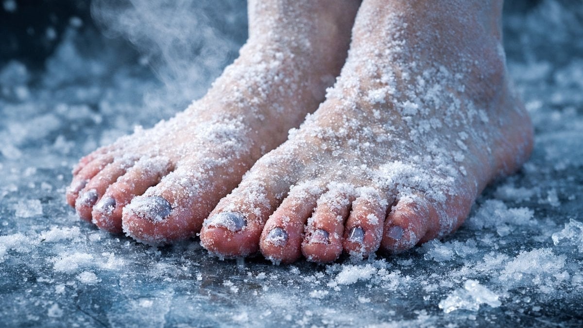 Buz kesen ayakların sebebine bakın! Eğer ısınmıyorsa…