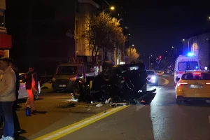 Çankaya’da Trafik Kazası: 1 Yaralı