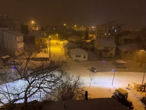 Çankırı’da Kar Yağışı Etkili