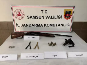 Çarşamba’da Silah Kaçakçılığı Operasyonu