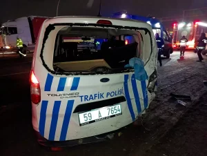 Çerkezköy’de Trafik Kazası: İki Yaralı