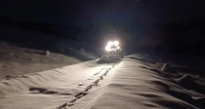 Çermik’te Karla Mücadele Devam Ediyor