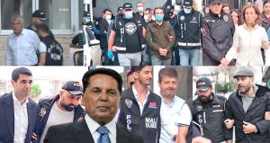 Çete lideri Mercedes’le başkanlar kelepçeyle