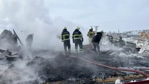Çınar’da Okulun Çatısında Yangın