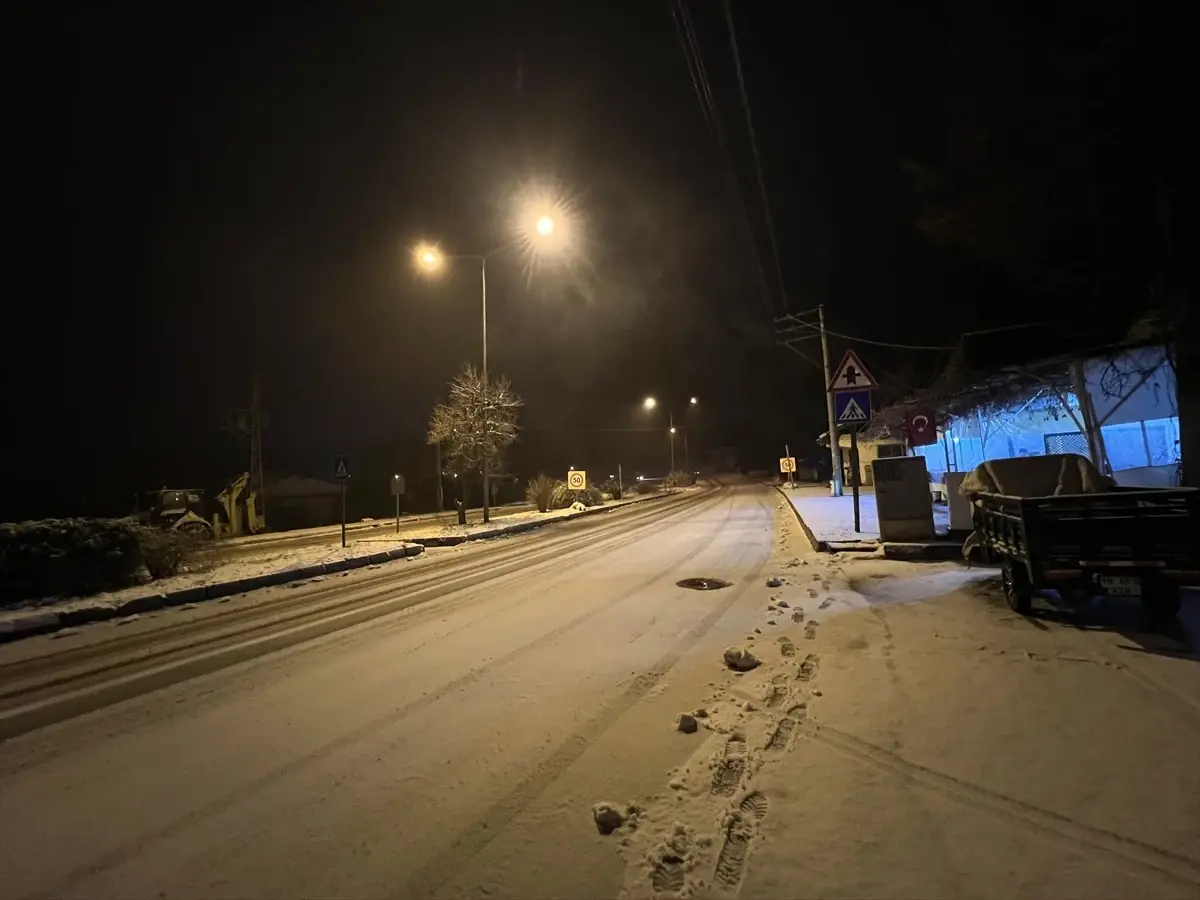 Çorum’da Kar Yağışı Etkili Oldu