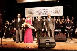 Çorum’da Türk Müziği Korosu Konseri