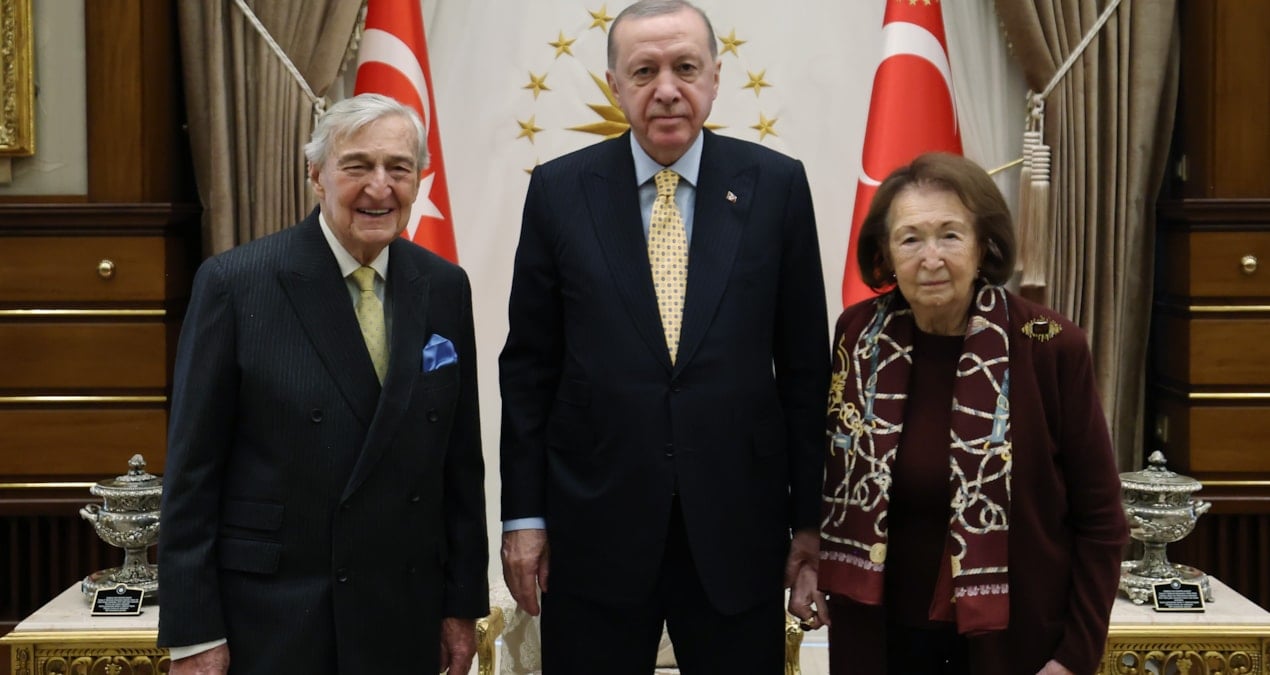Cumhurbaşkanı Erdoğan, Koç ve Arsel’i kabul etti