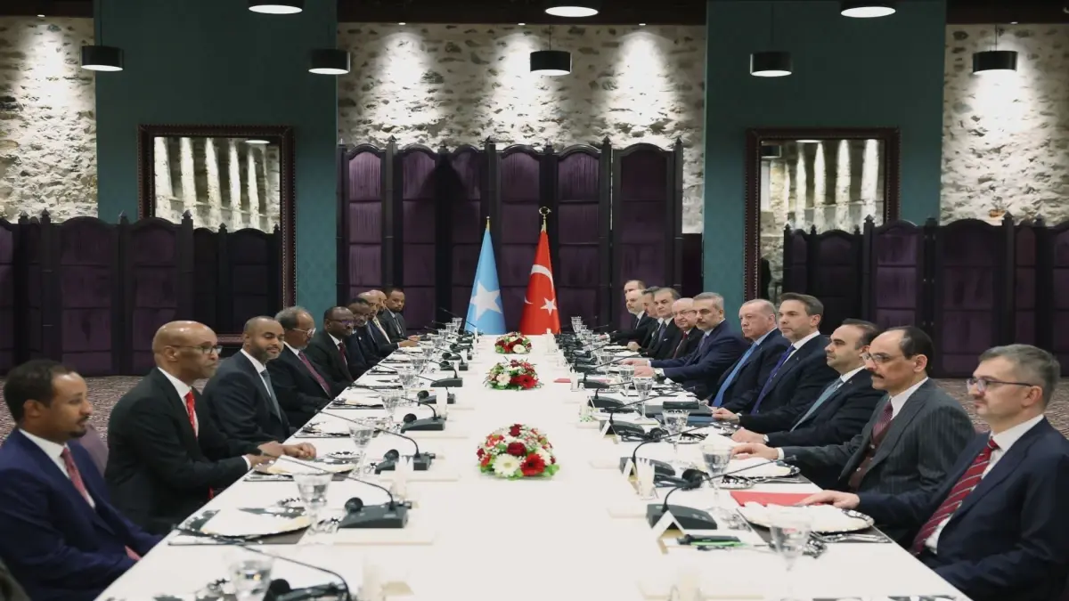 Cumhurbaşkanı Erdoğan, Somali Cumhurbaşkanı Mahmud ile heyetler arası görüşme gerçekleştirdi