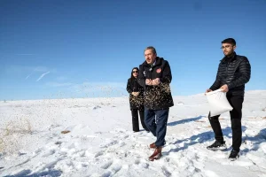 Darende’de Yaban Hayvanlarına Yem Bırakıldı