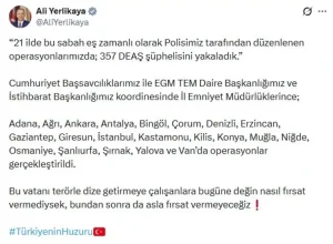 DEAŞ’a Büyük Darbe: 357 Gözaltı