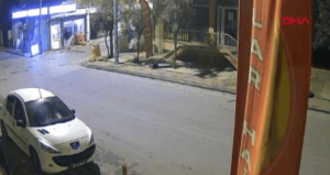 Denizli’de hesap kavgası kamerada